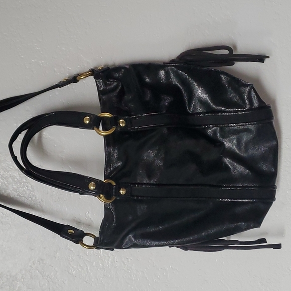 Coach Daisy Liquid Gloss Pocket Patent Tote - Picture 3 of 10